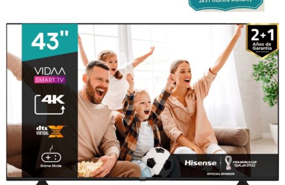 Hisense 43 inch 43A6HKEN 4K UHD Smart TV