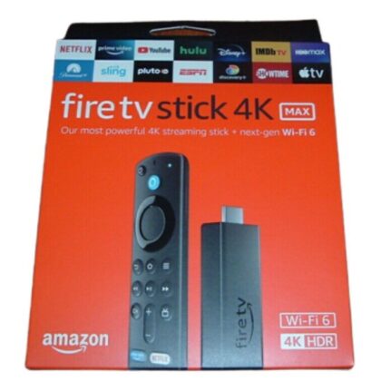 Amazon Fire TV Stick 4K Max Streaming Device, Wi-Fi 6, Alexa Voice Remote