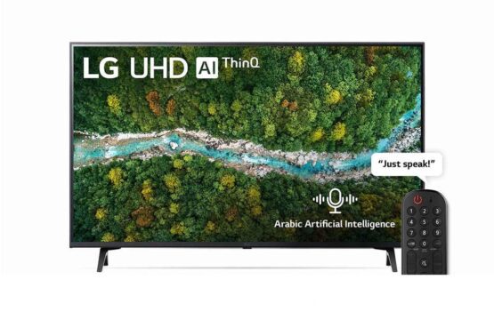 LG 43UP7750PVB 43 Inch UHD 4K TV  UP77 Series, Active HDR WebOS Smart AI ThinQ