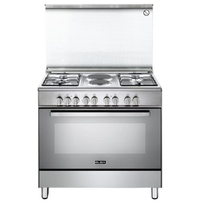 Ramtons 4 GAS+2 90X60 ELECTRIC STAINLESS STEEL COOKER- EB/629