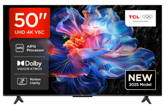 TCL 50V6C  50 inch Smart 4K HDR TV