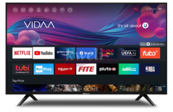 Hisense 58 Inch Smart 4K UHD TV 58A6H