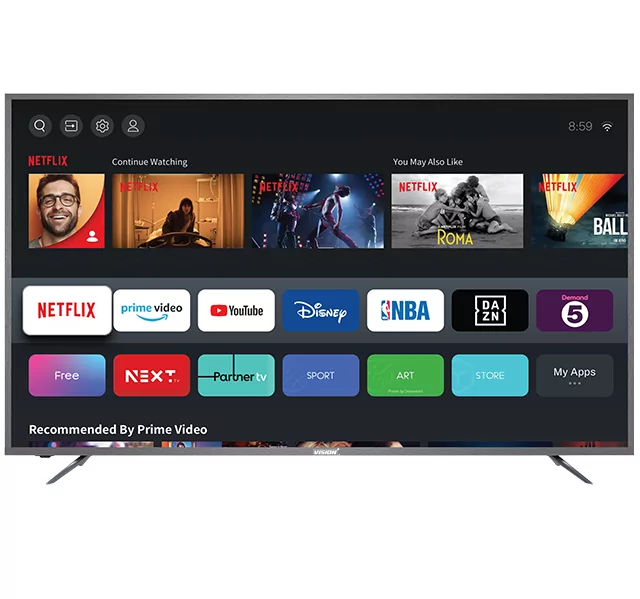 Vision Plus VP8843SF 43 Inch FHD Frameless Android TV